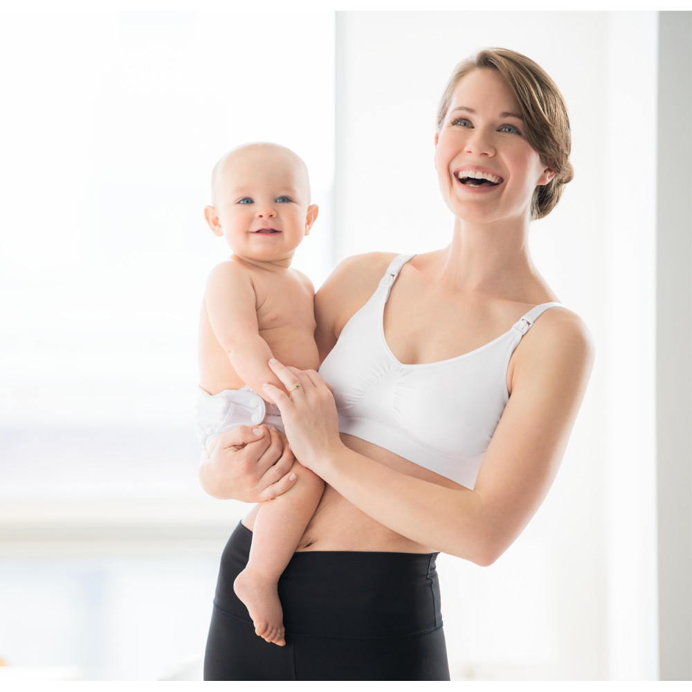 Medela Biustonosz Ciążowy i do Karmienia M biały